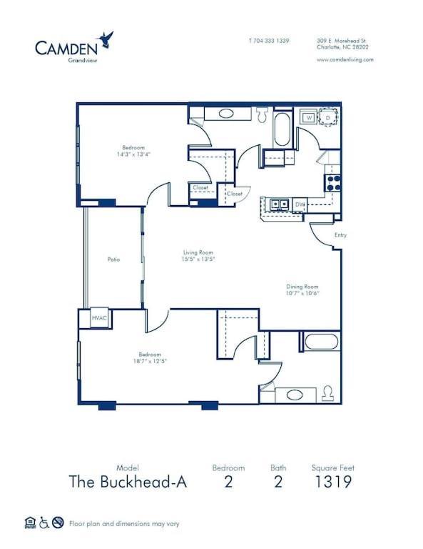 Spacious 2 Bedroom 2 Bathroom Apartment With Balcony In Uptown Charlotte! City Views & Free Parking! エクステリア 写真